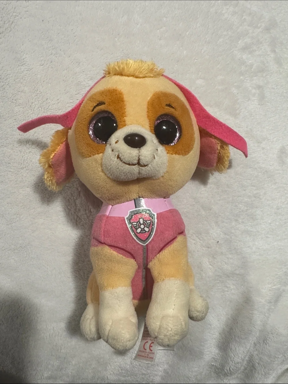 Ty Beanie Boo’s Plush Toy SKILE Stuffed Animal PAW  PATROL Dog EUC!!